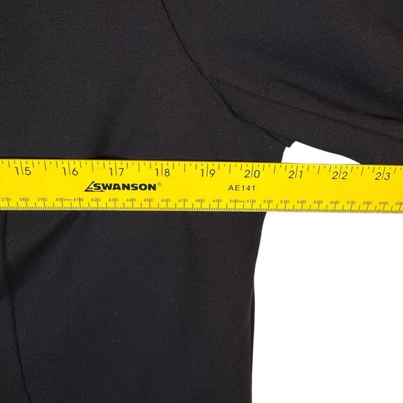 Torrid Blazer Jacket Women 0 12/14 Black Business Career Open Front Long Sleeve - Picture 9 of 10